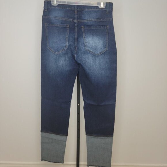 SHEIN Men's Colour Block Jeans - Picture 4 of 5